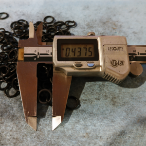 Low Carbon Steel 15 AWG (0.057" 1.45mm) 7/16 OD